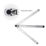 Amazon Basics 3/8-inch Drive Click Torque Wrench Ratchet, 15-80 ft.-lb, 20.4-108.5 Nm
