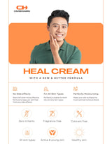 CAUSEHUMAN Penile heal cream for phimosis, redness, dryness, and scarring of skin | Prevents Irritation | Phimosis Cream | Restores and Moisturizes skin | 100 ml (3.38 fl oz) | 60 days supply