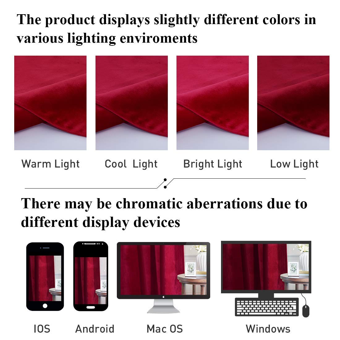 StangH Theater Red Velvet Curtains Christmas Curtains Super Soft Thermal Insulated Window Drapes 84 inches for Living Room Holiday Decorative for Master Bedroom, W52 x L84, 2 Panels