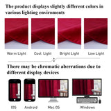 StangH Theater Red Velvet Curtains Christmas Curtains Super Soft Thermal Insulated Window Drapes 84 inches for Living Room Holiday Decorative for Master Bedroom, W52 x L84, 2 Panels