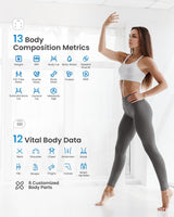 RENPHO Smart Scale and Tape Measure, Digital Bluetooth Scale with Tape Measure for Body Measuring, Weight Loss, Muscle Gain, Gift, 400lbs, Inches/cm