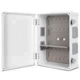 Namunanee Outdoor Electrical Junction Box, ABS Water Resistant Enclosure with Internal Mounting Panel & Hinged Cover (16.5" H x 12.6" L x 6.1" W)