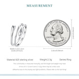 MUNDELL 925 Sterling Silver Simple Multi-layer Open Ring Adjustable Ring for Women Stackable Ring Fine Jewelry