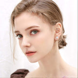 Hypoallergenic Star Girls Earrings, S925 Sterling Silver Post Fire Opal Stud Earrings For Women ARSKRO Tiny Little Small Cute Earring Jewelry Gifts for Kids Sensitive Ears