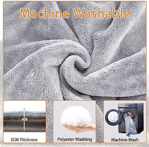 Reclining Camping Chair with Removable Footrest Lounge Chair with Headrest, Cotton Cushion, Portable Adjustable Folding Chairs for Adults Black