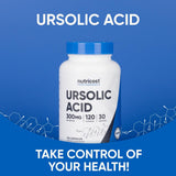 Nutricost Ursolic Acid 300mg, 120 Capsules - Vegetarian, Non GMO, Gluten Free, Soy Free
