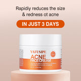 Acne Treatment for Face for Hormonal Cystic Stubborn Acne Cream for Sensitive Skin Teens Adults Women Men Spot Pimple Butt Control Rapid Clearing Breakout Overnight Face Blemish Treatment Moisturizer