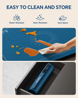 Food Warming Mat, Silicone Heating Tray with 7 Temperature Settings, Quick Full Surface Heating Pad, Thermochromic Line, Kids Lock, Electric Warming Tray for Buffets Party