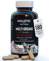 Beef Organ Supplement Grass Fed Complex for Men and Women - 10 Carnivore Meat Proprietary Blend of Beef Liver, Marrow, Brain, Thymus, Spleen, Kidney, Colostrum, Heart, Pancreas, Gallbladder -180 Caps