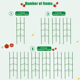 6 Pack Tomato Cages, 51.2in Tomato Plant Support Stakes Heavy-Duty, Garden Tomato Cages & Trellis for Climbing Vegetables, Tomatoes, Peppers, and Potted Plants(6)