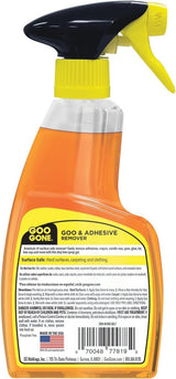 Goo Gone Adhesive Remover Spray Gel 12 Oz with Scraper, Surface Safe