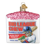 Old World Christmas Big League Chew Glass Blown Ornament for Christmas Tree, Handcrafted Holiday Decoration, Candy Brand Collection