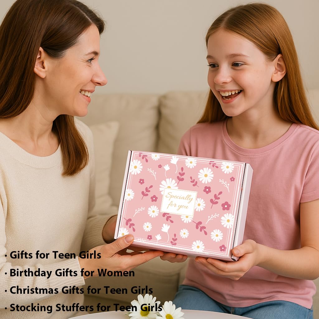Gifts for Teen Girls, Teen Girl Gifts Trendy Stuff, Teenage Girl Gifts, Birthday Gifts Christmas Gifts for Teen Girls Daughter, Sister, Best Friend Gift Basket for Women Sweet 16th 18th 21st Box Set