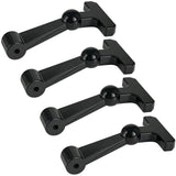 RNTKAB Black Replacement Cooler Latches (4 Pack) - Compatible with Yeti and RTIC Cooler Accessories, Silicone Rubber Upgrade T-Latches