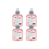 GOJO FMX-12 Luxury Foam Handwash, Cranberry Scent, EcoLogo Certified, 1250 mL Foam Soap Refill for Push-Style Dispenser (Pack of 4) - 5161-04