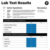 Vital Vitamins Men's Multivitamin Complex - Made with Essential Amino Acids & Maca Root - with Vitamin A, C, E, B6, B12, D3 & Male Performance Blend - Daily Mens Multivitamin - 60 Capsule