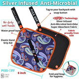 Pee Cloth: Silver Infused Pee rag for Women who Pee Outdoors, Reusable Absorbent Wipes, Eco-Friendly alt. to Toilet Paper, Hygienic Female Urination Solution for Camping, Hiking, Travel.