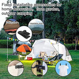 Vashly Heavy Duty Suction Cup 6 Pcs Strong Suction Cups with Hooks and 6 Pcs Tarp Clips Deavy Duty Lock Grip for Car Awning Boat Camping