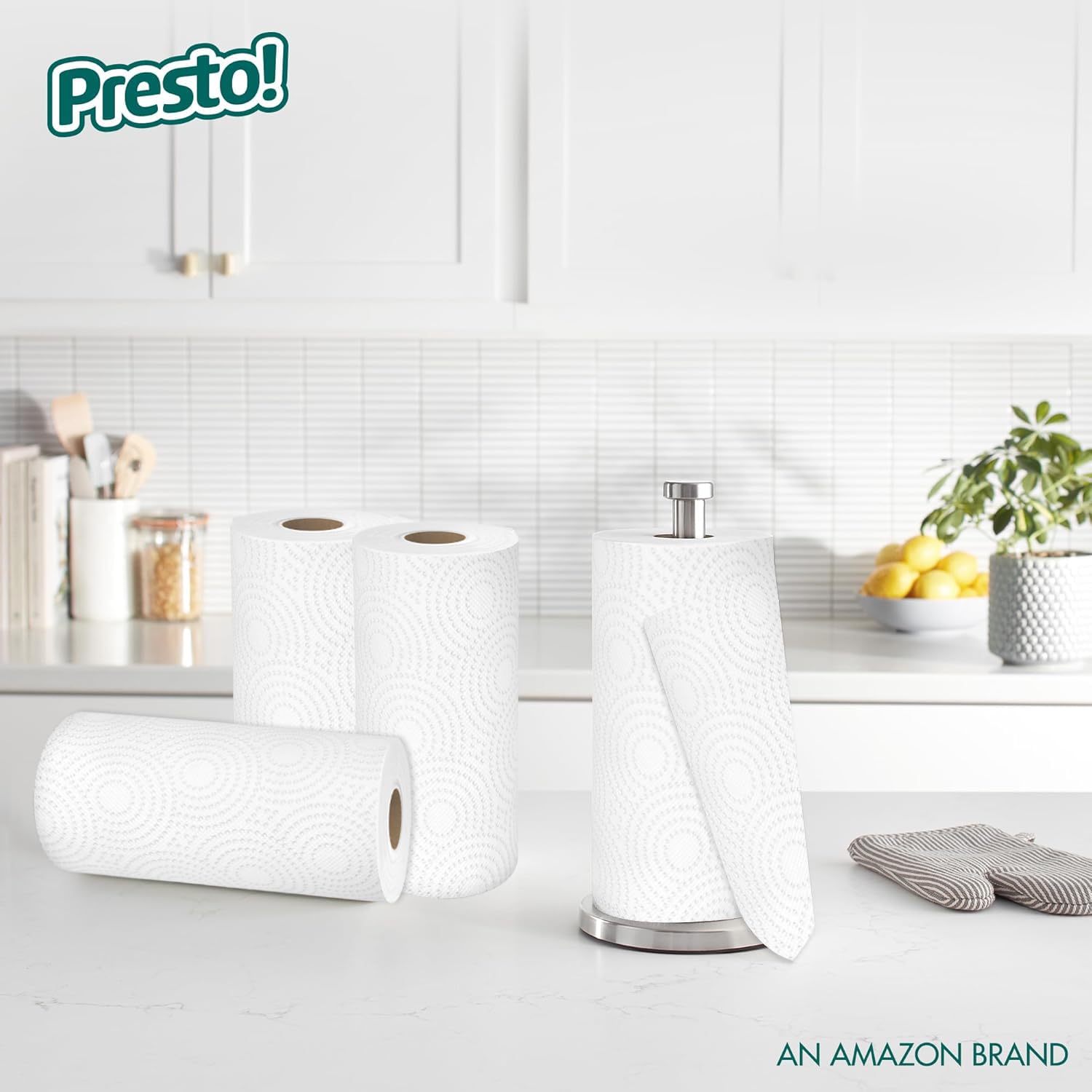 Amazon Brand - Presto! Flex-a-Size Paper Towels - Thumbnail 2