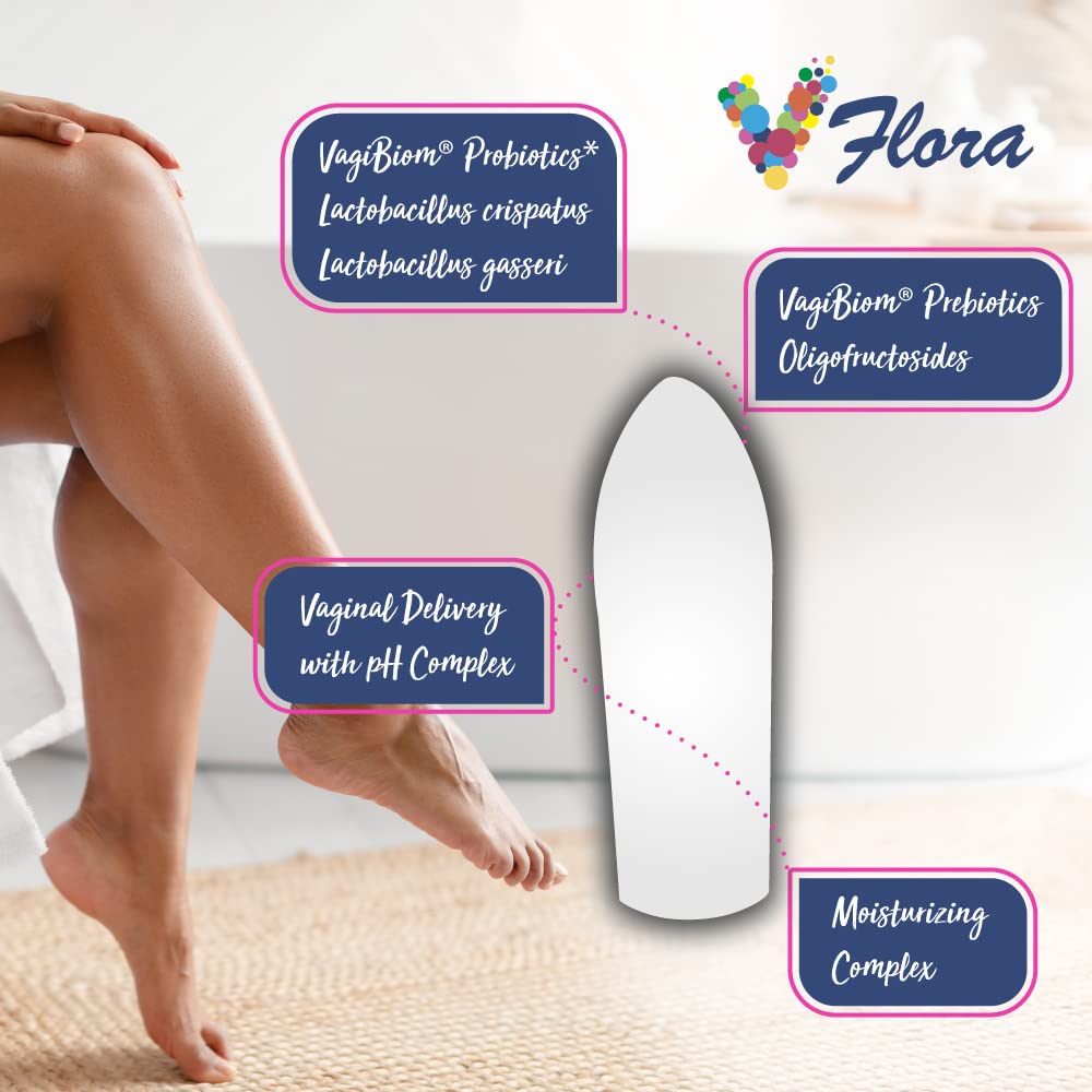 VagiBiom 5-Day Vflora (Lactobacillus crispatus + L. gasseri) to Balance Intimate Flora. Nourish and Nurture Good Flora for Skin Health. Ultra Potent 100% Natural Vegan (5 Suppositories)
