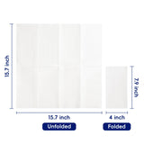 JOLLY CHEF 600 Pack Bathroom Paper Napkins Disposable Guests Hand Towels