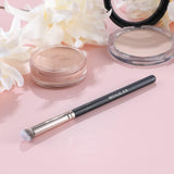MOGILAN Angled Concealer Brush Under Eye, Mini Angled Contour Brush Synthetic Kabuki Brush for Concealing Blending Setting Buffing with Powder Liquid Cream Cosmetics Vegan Makeup Brushes (276)
