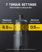 Fanttik S2 Pro Max Electric Screwdriver, Cordless Screwdriver Set, 7 Torque Settings, 0.5 to 6N.m, 16 Magnetic Bits, 1/4''Hex Shank, with Separate 90° Angle Adapter for Tight Space and Household DIY
