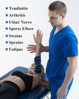 Reamphy Elbow Brace,Comfortable Night Elbow Sleep Support,Elbow Splint, Adjustable Stabilizer Splints, Cubital Tunnel Syndrome,Tendonitis,Ulnar Nerve,Tennis,Fits for Men and Women(Fits Most)