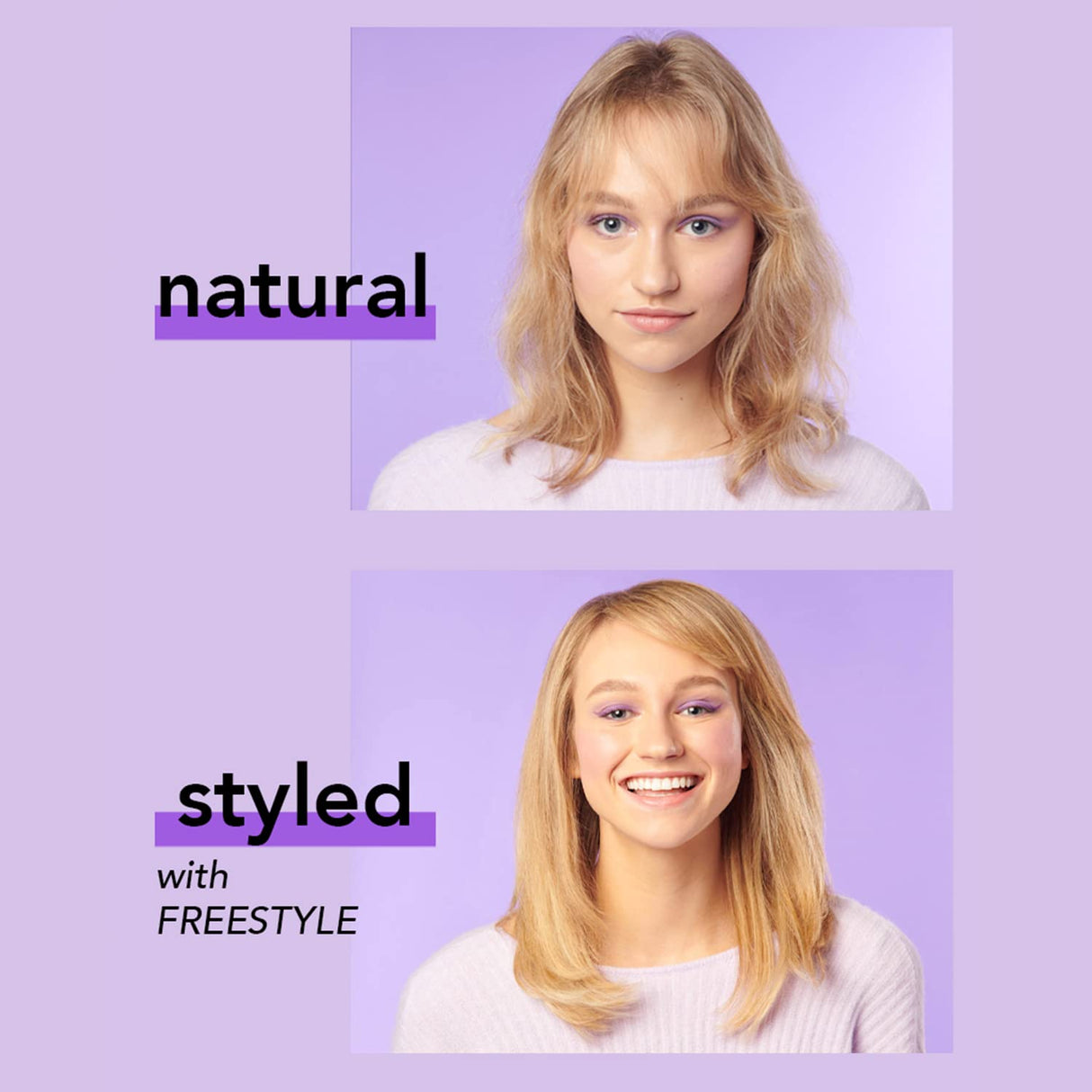 Instyler Freestyle Ceramic Styling Wand | Salon Quality at Home | Ionic Tip Barrel | Dual Voltage Tool | Ceramic Heated Bristles | Frizz Reducing Brush