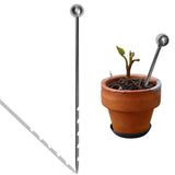 14" Soil Probe for House Plants Stainless Steel Garden Soil Sample Probe No Batteries Required Moisture Meter Soil Probe Rod for Plant Garden Farm Soil Sampling