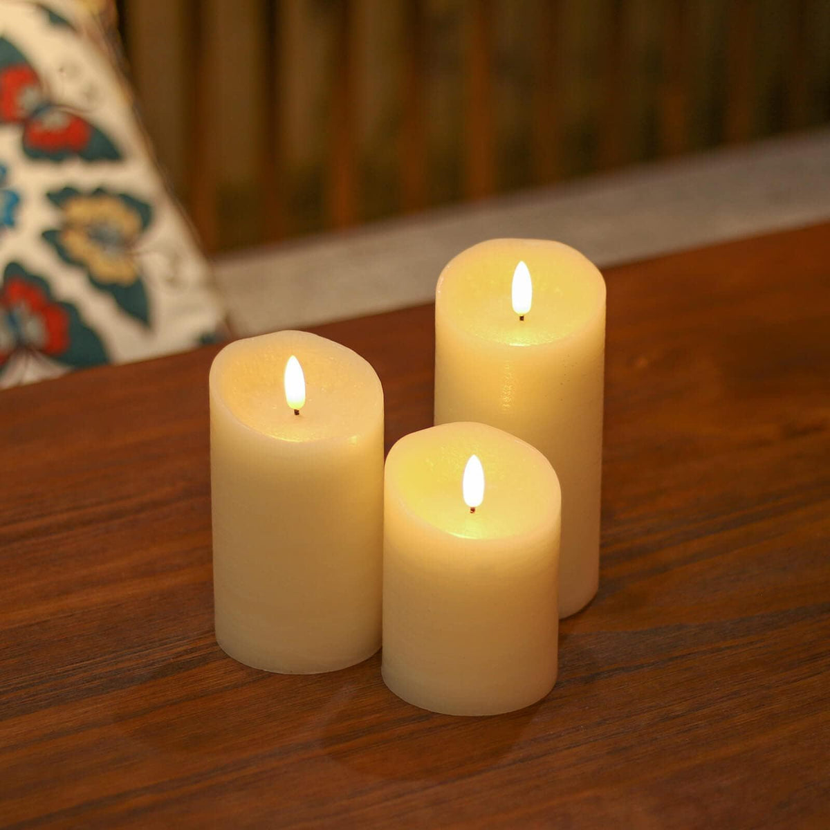 ANGELLOONG Flameless Candles with Remote, Battery Candles Flickering