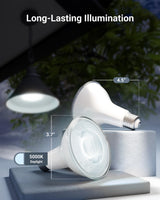 Sunco 4 Pack PAR30 LED Dusk to Dawn Light Bulbs, 850 Lumens, 11W, 5000K Daylight, Non-Dimmable, E26, Wet Rated Outdoor Flood Light Bulb with Photocell Sensor, for Porch, Patio, Backyard, UL