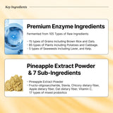 BB LAB Pineapple Enzyme Supplement, Natural Digestive Enzymes with α-Amylase, Protease, Bromelain, Korea Formula, Supports Carb & Protein Breakdown