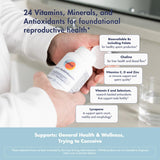 FullWell Men's Daily Multivitamin with Vitamin D, Antioxidants, Choline, and B Vitamins for Optimal Sperm Quality, Hormone Health, and Overall Male Fertility, 3rd Party Tested, 30 Servings