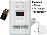 Kidde Carbon Monoxide Detector & Smoke Detector, 10-Year Battery, LED Indicators, Replacement Alert, Test-Reset Button