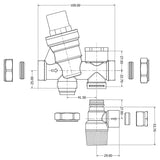 Reliance CWIC200055 Cash Acme Inlet Control Valve 22mm 3/4.5 Bar Alternative