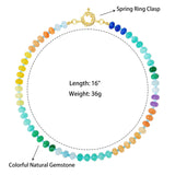 KELORIS PATH Beaded Gemstone Necklaces for Women (Creative)