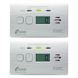 Kidde Carbon Monoxide Detector with 10-Year Battery, Digital Display, 3 LEDs, 2 Pack and Smoke Detector, 10-Year Battery, LED Lights & Replacement Alert