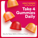 SmartyPants Organic Women's Multivitamin Gummies: Biotin, Probiotics, Methylfolate, Omega 3 (ALA), Vitamin D3, C, Vitamin B12, B6, A, K & Zinc, Inositol, Gluten Free, 120 Count (30 Day Supply)