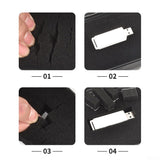 Oniissy Ruggedized Plastic Tool Box, Waterproof Carry Tool Case Safety Instrument Tool Box ABS Plastic Storage Toolbox,Sealed Safety Case For Hardware Tools, Cameras, Instruments(Black)