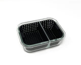 Dual Dunk Iso Soak Cleaning Station (Small, Black)