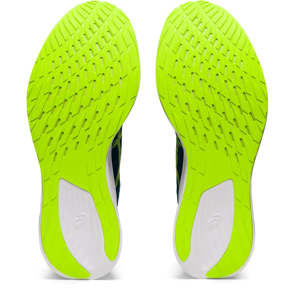 ASICS Men's Magic Speed Running Shoes, 12, MAKO Blue/Hazard Green