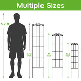 ARIFARO 4Pack 37.5'' Metal Garden Trellis for Climbing Plants Outdoor