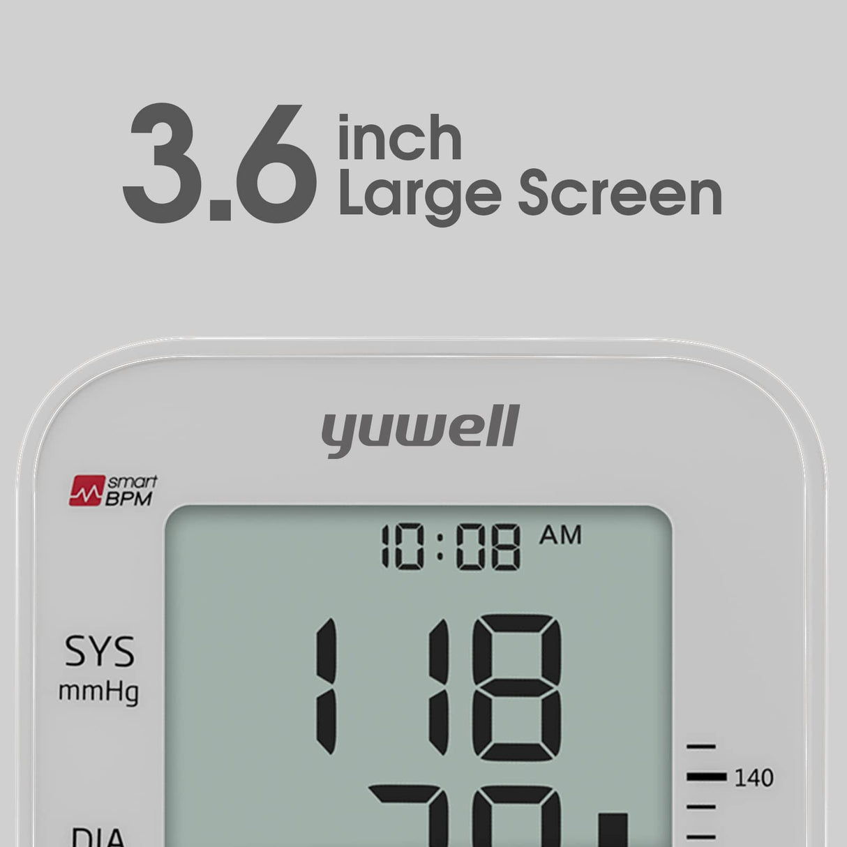 yuwell Blood Pressure Monitor for Home Use, Digital Monitors with Wide Range Arm Cuff, 99 Memories and Voice Broadcating, Batteries and AC Adapter inluded, Style 660 Series