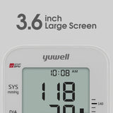 yuwell Blood Pressure Monitor for Home Use, Digital Monitors with Wide Range Arm Cuff, 99 Memories and Voice Broadcating, Batteries and AC Adapter inluded, Style 660 Series