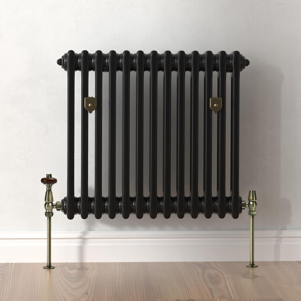 Radiator Pipe Covers & Collars - VANCOCO Covers for Radiator Pipes Radiator Collars Radiator Accessories Radiator Heating Pipes Sleeves Covers 15×300mm(Antique Brass)