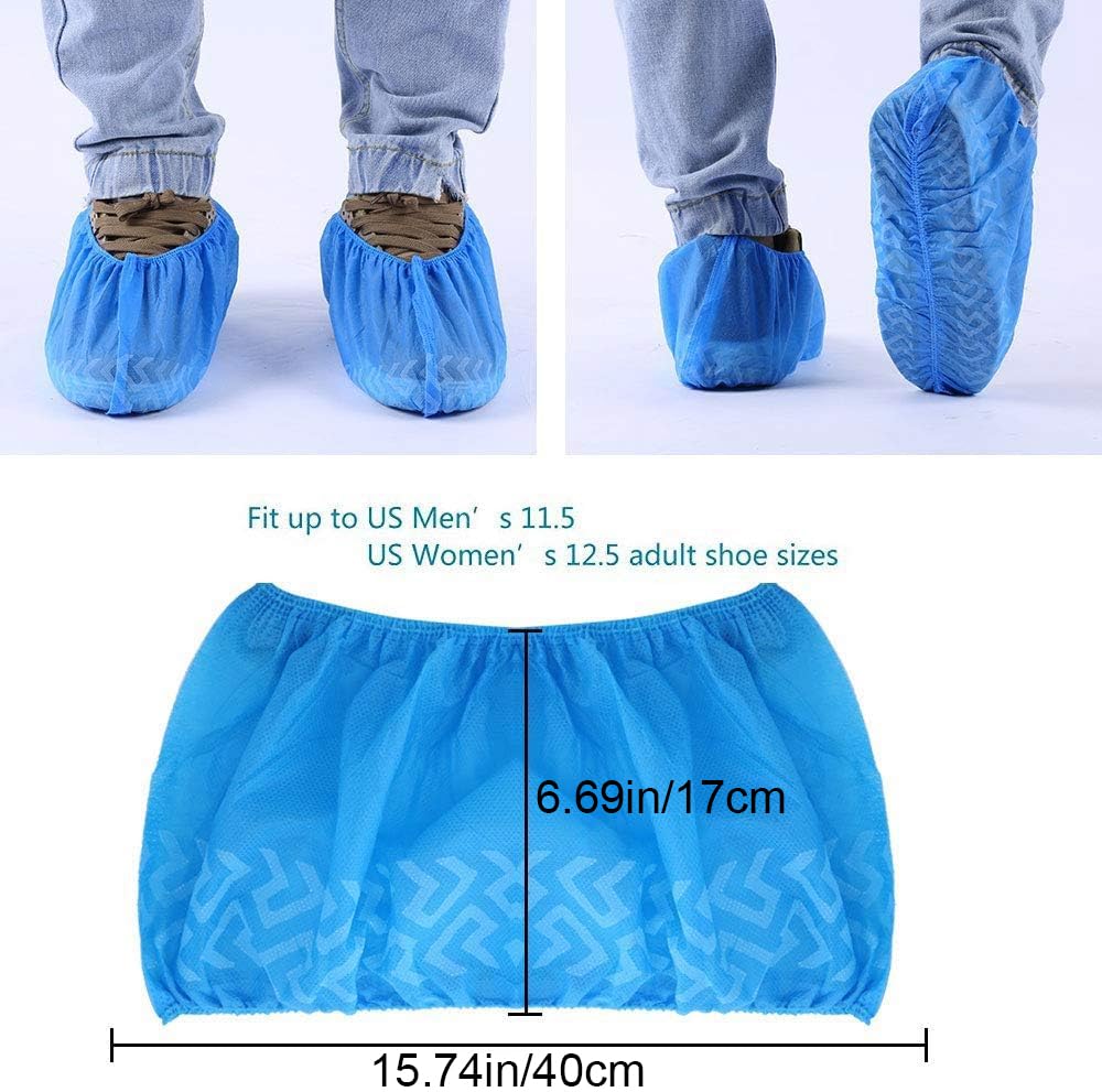 Shoe Covers Disposable 200 Pack (100 Pairs)