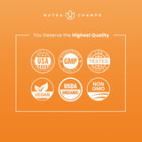 NutraChamps USDA Organic Maca Root Capsules for Women & Men, 2100mg, 180 Capsules, Black, Red & Yellow Peruvian Gelatinized, Highest Potency Maca Root Powder Supplement