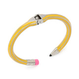 Betsey Johnson Women's Straight A's Pencil Cuff Bracelet