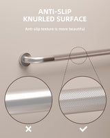 32 Inch Anti Slip Shower Grab Bar, Munzong Stainless Steel Bathroom Grab Bar, Satin Brushed Nickel Knurled Bathroom Balance Bar,Safety Hand Rail Support Handicap Elderly Senior Assist Bath Handle